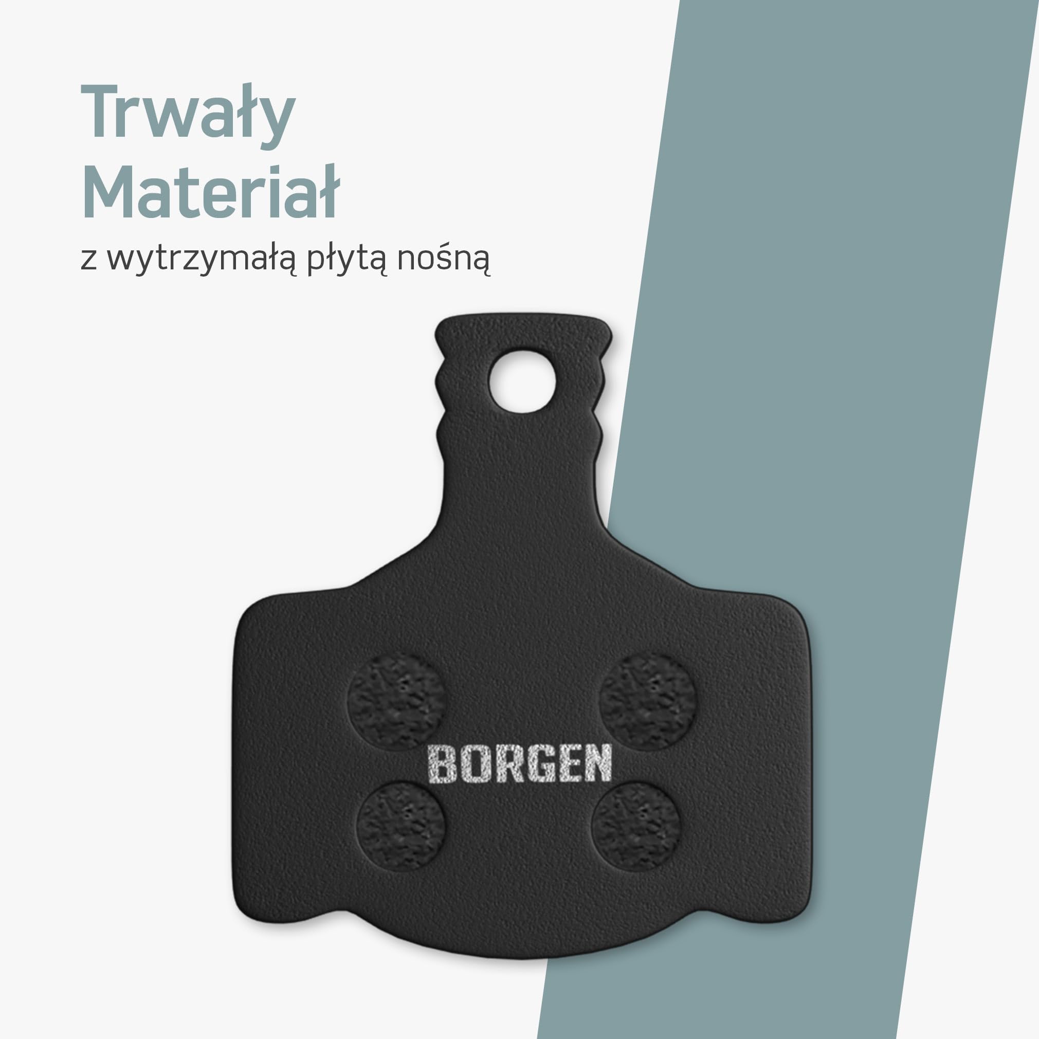 Borgen 2 pary klocków hamulcowych rower hamulec tarczowy - odpowiednie dla MT2, MT4, MT 6, MT8, MT Trail, MT Sport - Półmetaliczne Kompatybilne z klockami hamulcowymi Magura 7 P