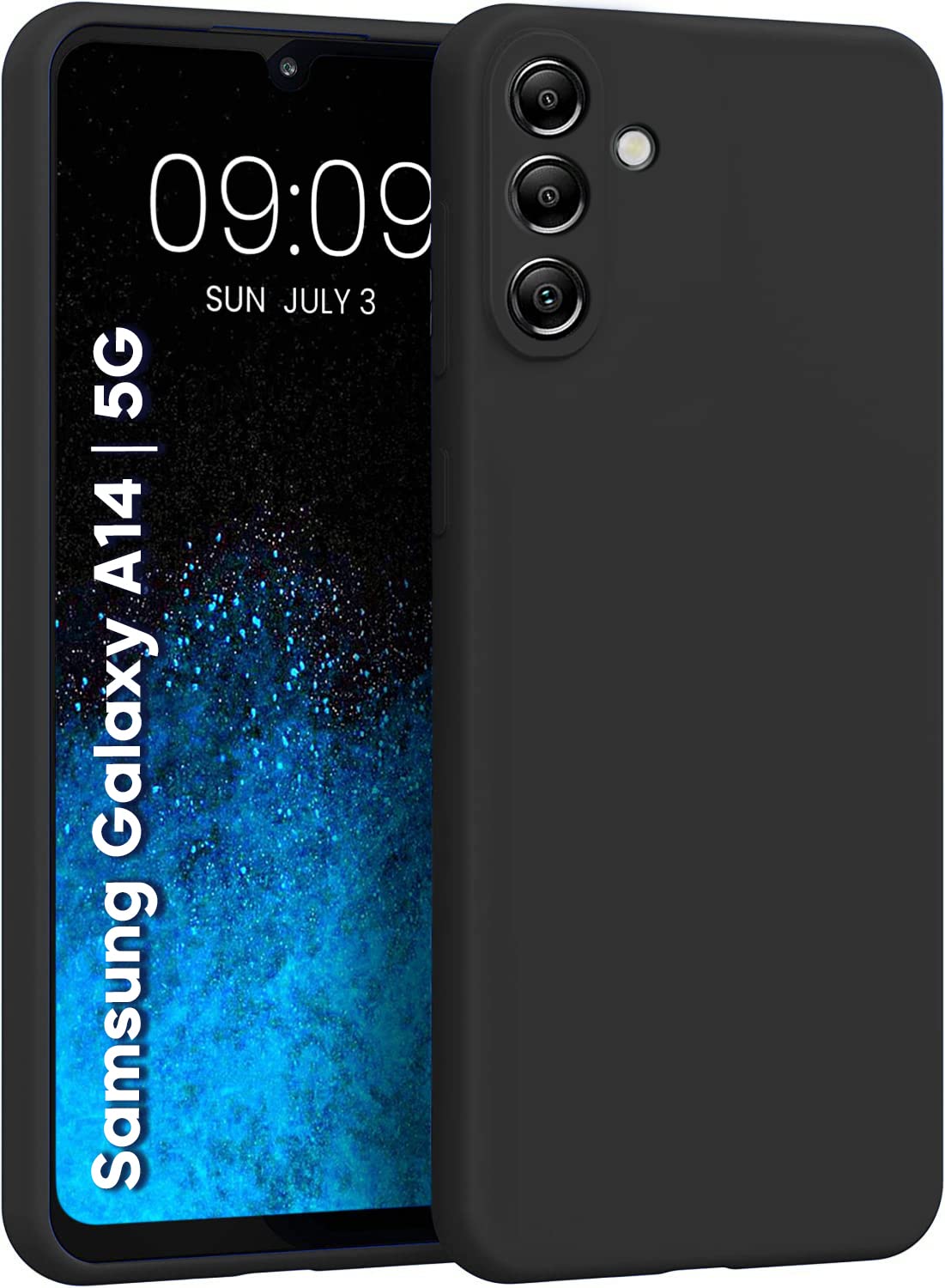 VSHOP Liquid Silicone Designed Back Case Cover for Samsung Galaxy A14 5G | Microfiber Inside | Bumper Back Cover Case for Samsung Galaxy A14 5G - Black (B0C2L2ZMRX) Amazon Price History, Amazon Price Tracker