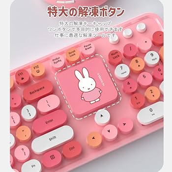 4日朝まで値下げ！  3点セット　ミッフィー　キーボード 4日朝まで値下げ！ 3点セット ミッフィー キーボードの通販 by