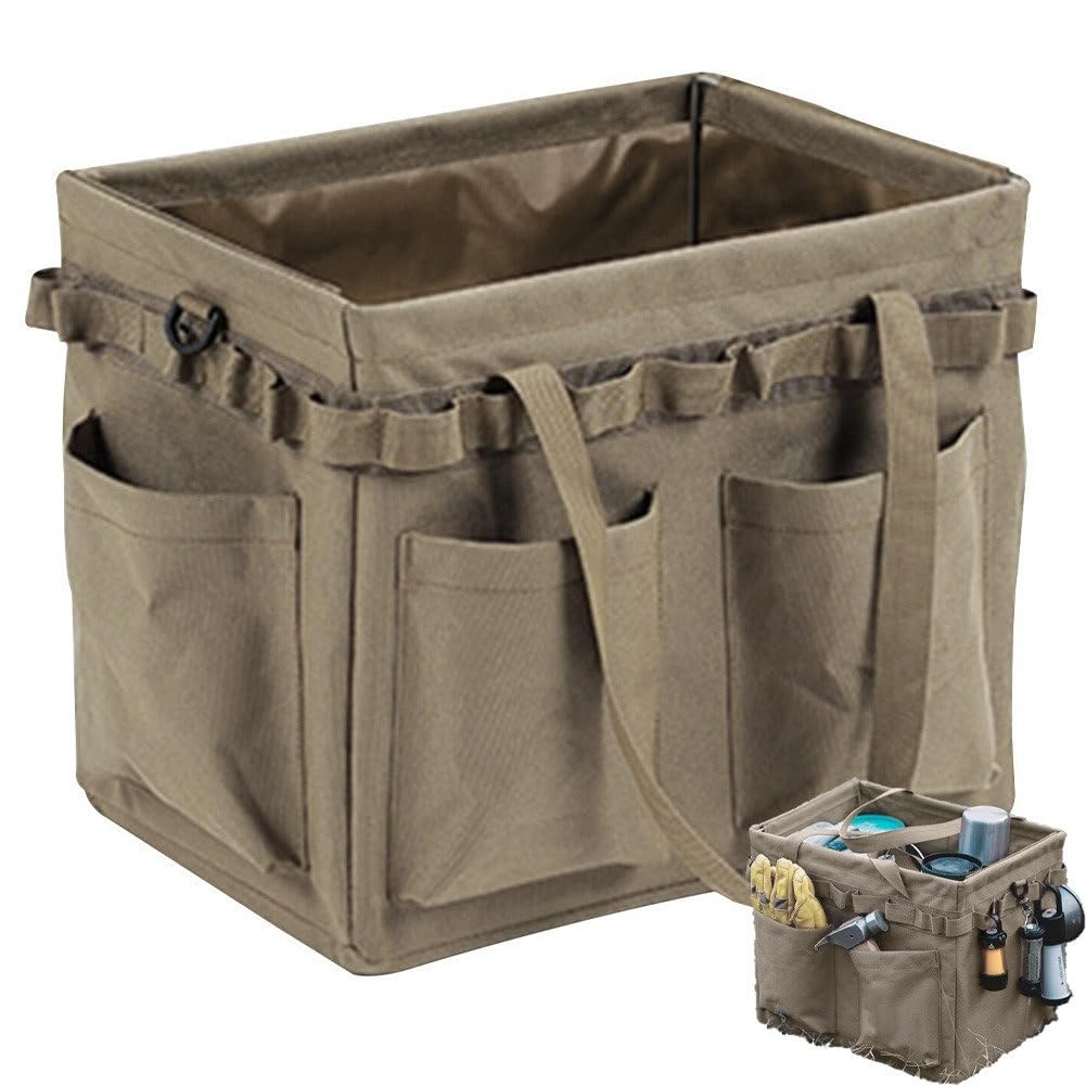 Sac à outils à bouche large en tissu Oxford à multi-poche
