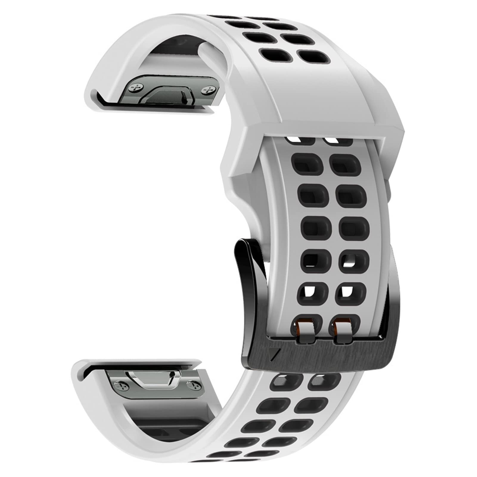 Bracelet silicone Garmin Fenix 7 montage rapide 26 mm couleur agate - 8