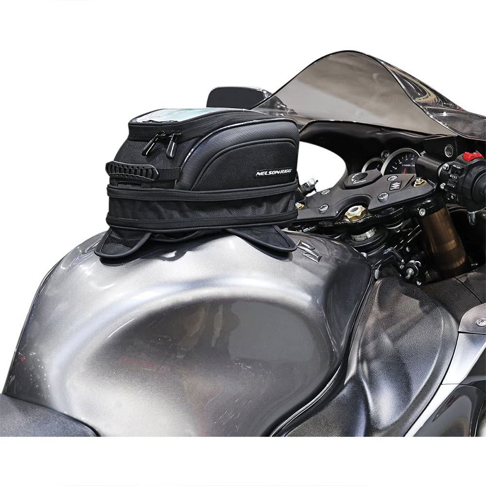 Nelson-Rigg Commuter Lite Tank Bag Magnetic and Strap Dual Mount