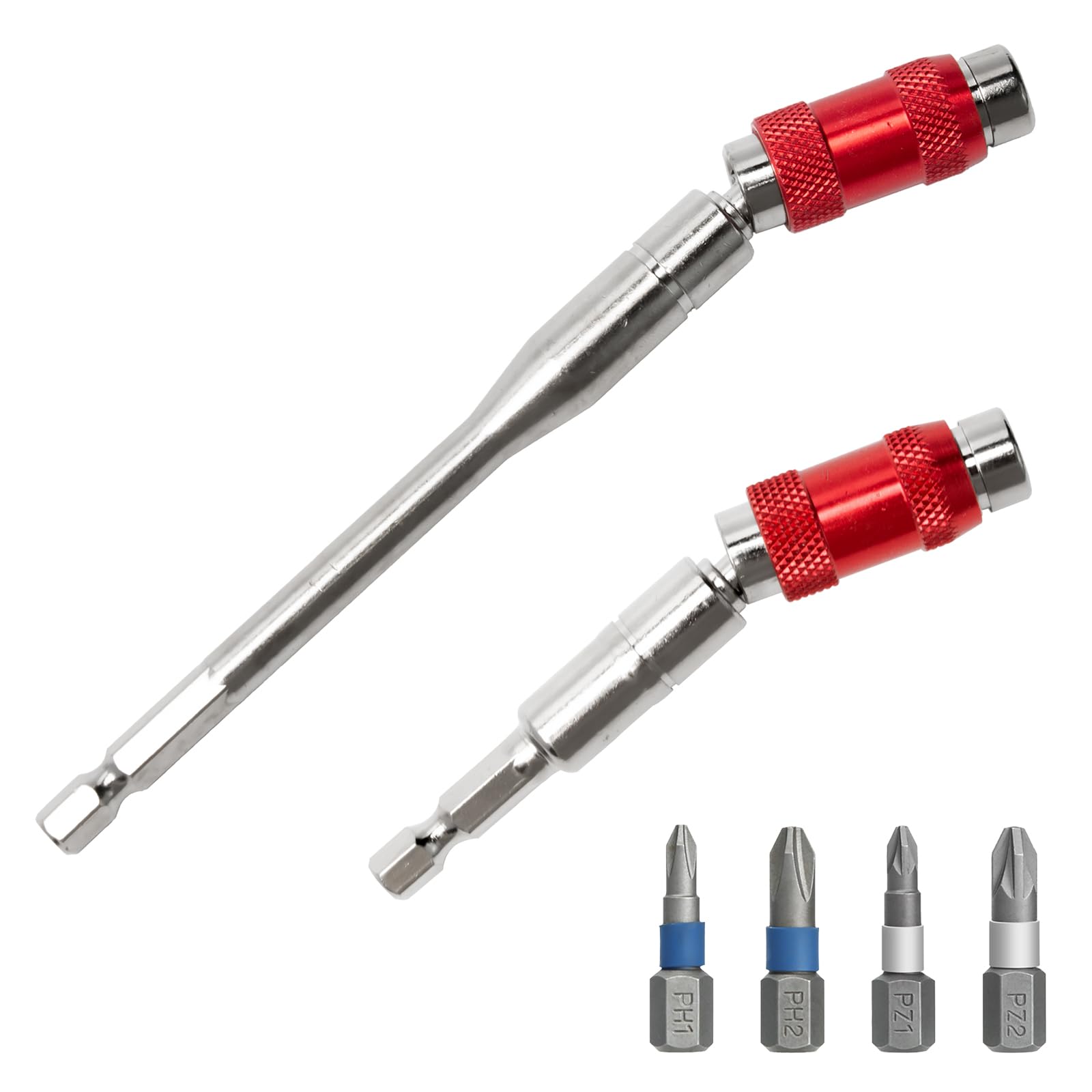 Porta-inserti Magnetico Professionale 1/4 Pollice - Per Inserti Esagonali Con Impugnatura Ergonomica - Foto 4