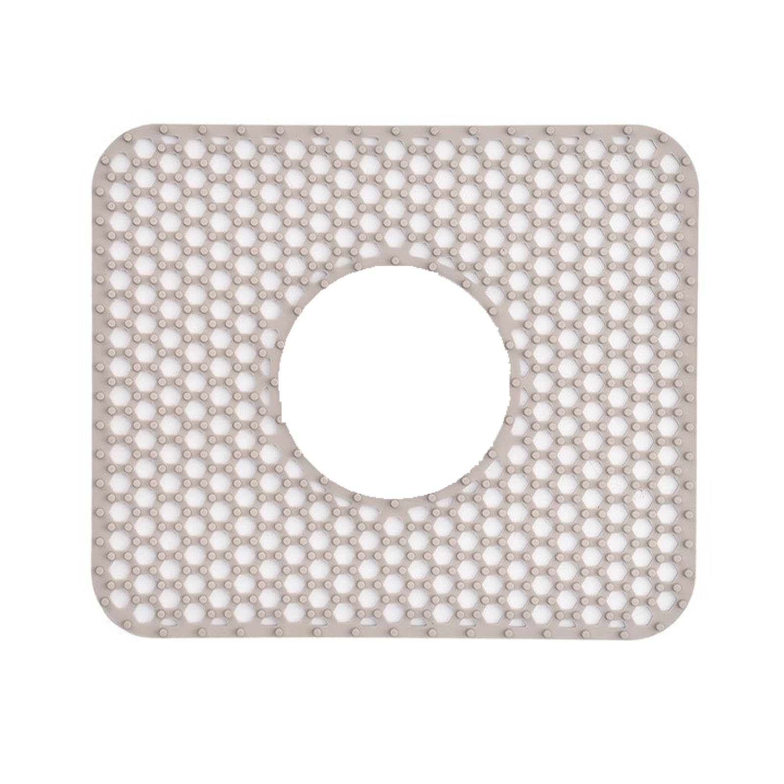 Zanthicia White Lime Silicone Sink Protectors Set Heat-Resistant Ceramic Bottom Mat For Kitchen Sink Protectors For Kitchen, 31.5 * 26.5Cm
