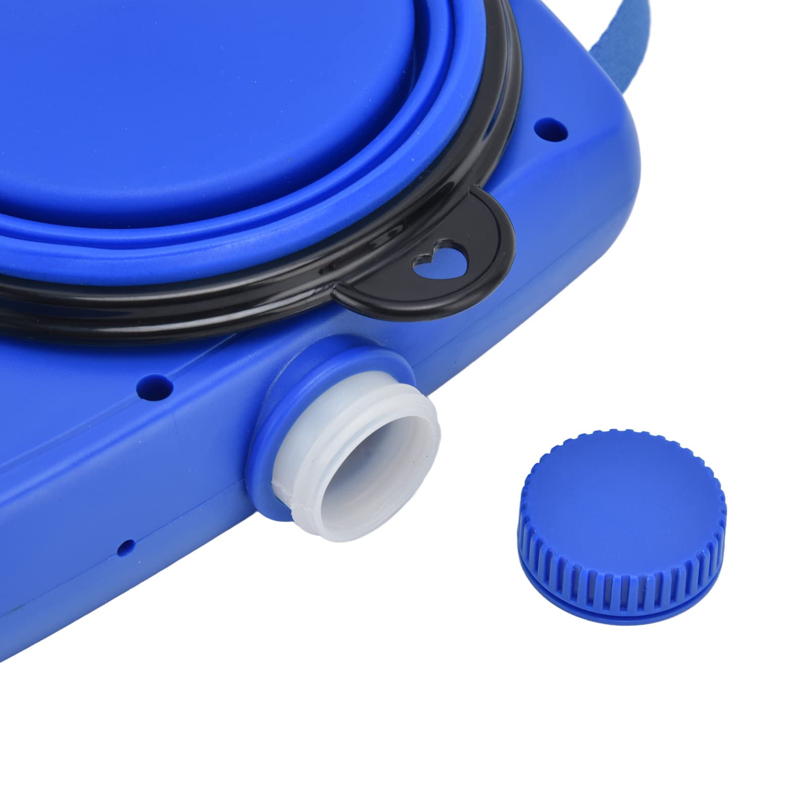 Correa de Perro Multifunción Portátil, Correa para Mascotas con Cuenco de Agua Plegable, Adecuada para Perros Pequeños y Medianos (9,1 x 6,7 x 2,0 Pulgadas)(Azul)
