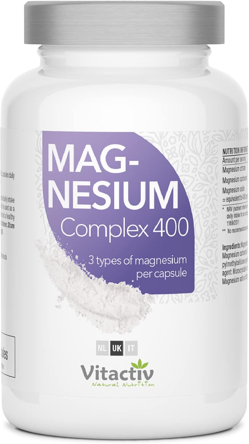 VITACTIV Magnesium 400 mg Complex Triple Magnesium Complex consisting