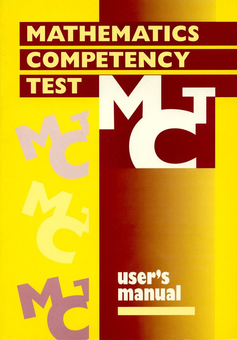 Math Competency Test Amazon | Test Booklet (Mathematics Competency Test) | Vernon, P.E ...