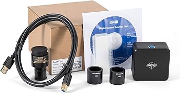 Amazon | SWIFT USB顕微鏡カメラ 顕微鏡用デジタルカメラHD 5MP CCD
