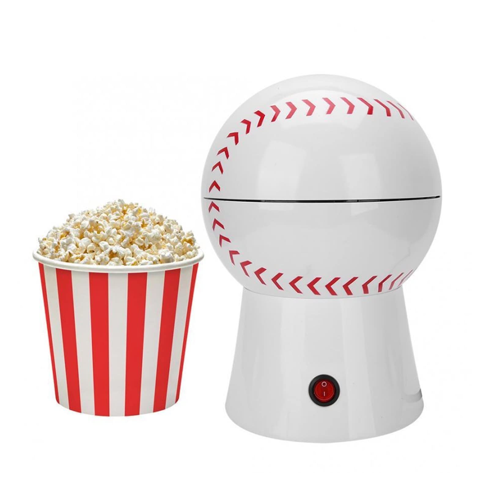 Máquina de palomitas de maíz Máquina para hacer palomitas de maíz de aire caliente 1200 W Forma linda Mini máquina eléctrica de maíz para hacer palomitas de maíz (color: solo pistola de