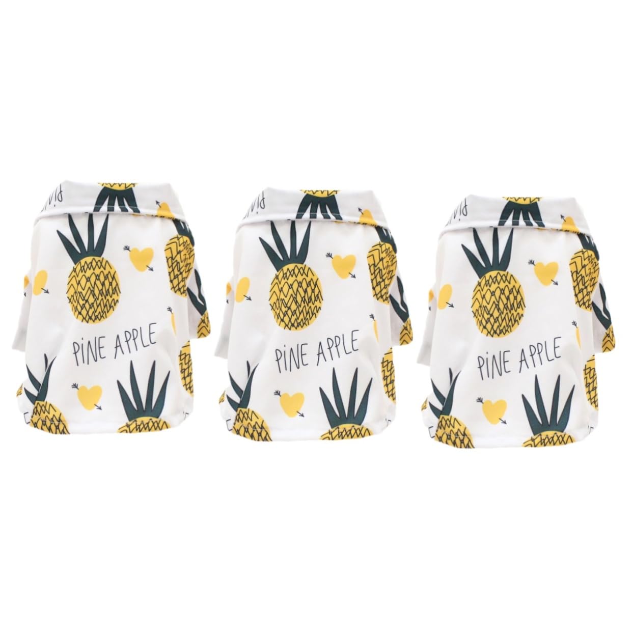 Vêtements pour animaux pour les vacances d'été style hawaïen blanc 2XL