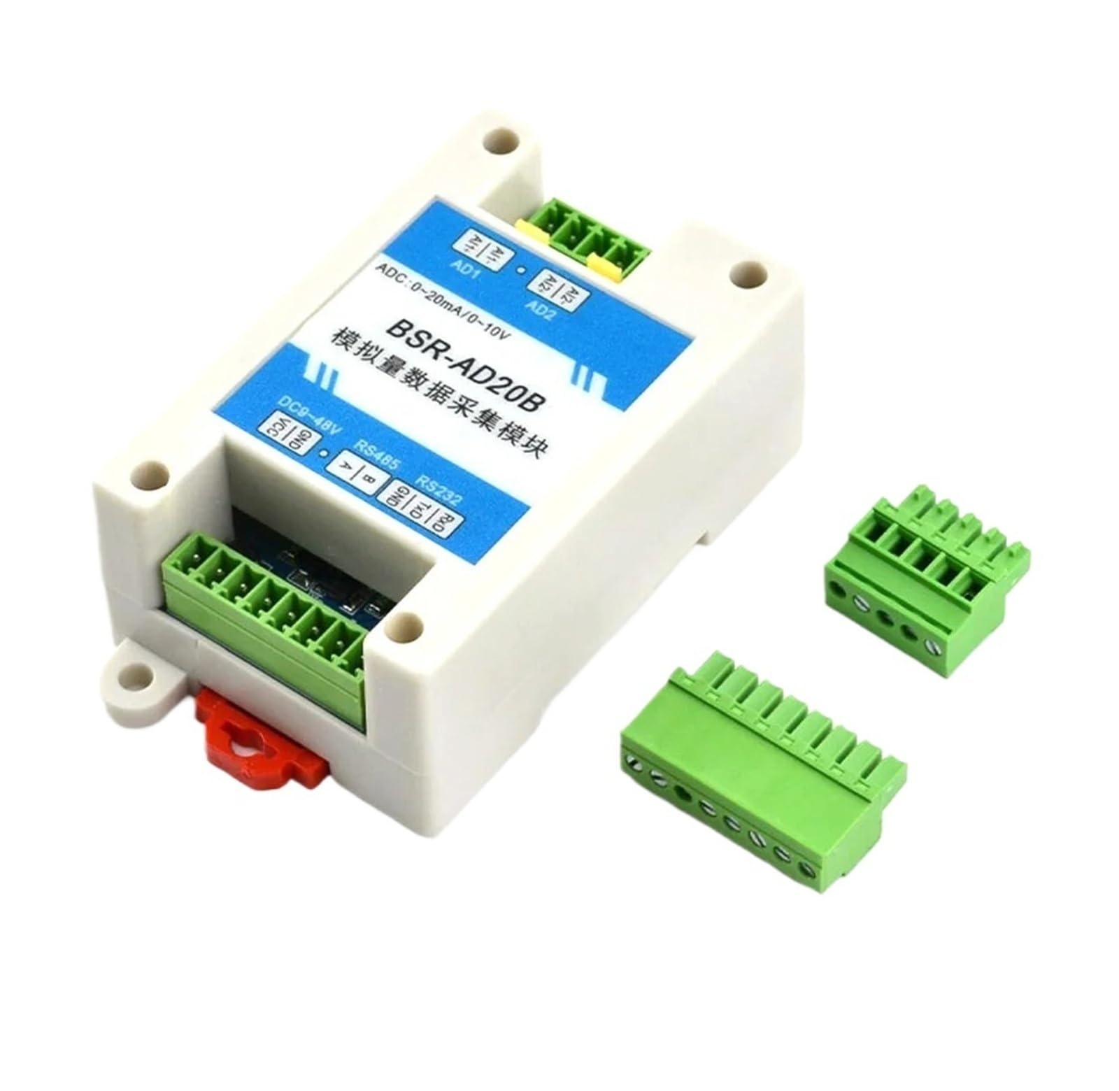 BSR Series Di/Do / 0-20mA / 0-10V / Pt100 / Termopara do RS485 Modbus RTU Moduł