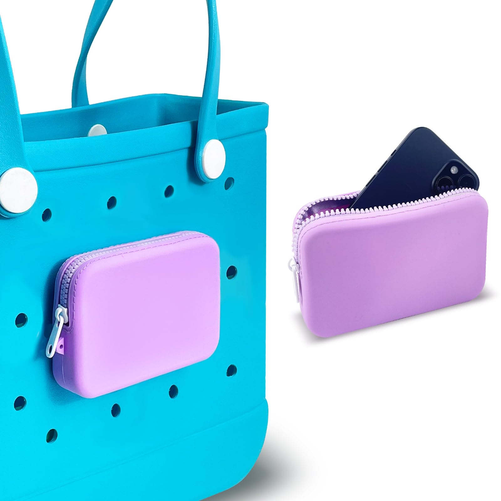 Supporto per telefono in silicone per borsa Bogg, Italia