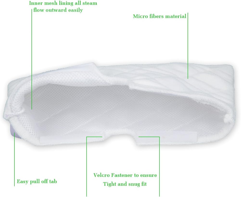 I clean Shark Steam Mop Pads Replacement for Shark Steam Pocket Mop,Compatible with Shark S3501 S3601 S3550 S3901 S3801, 10 Packs Washable Microfiber Cleaning Pocket Pads