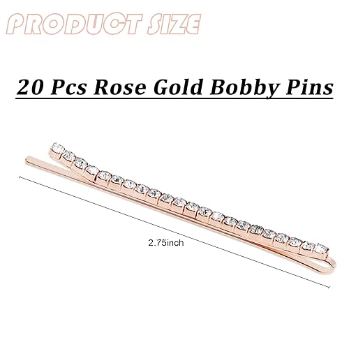 Miniatura 9 de Ondder 20 horquillas para mujer, horquillas de pelo moradas con diamantes de imitación para moños, horquillas de cristal para peinados de boda,