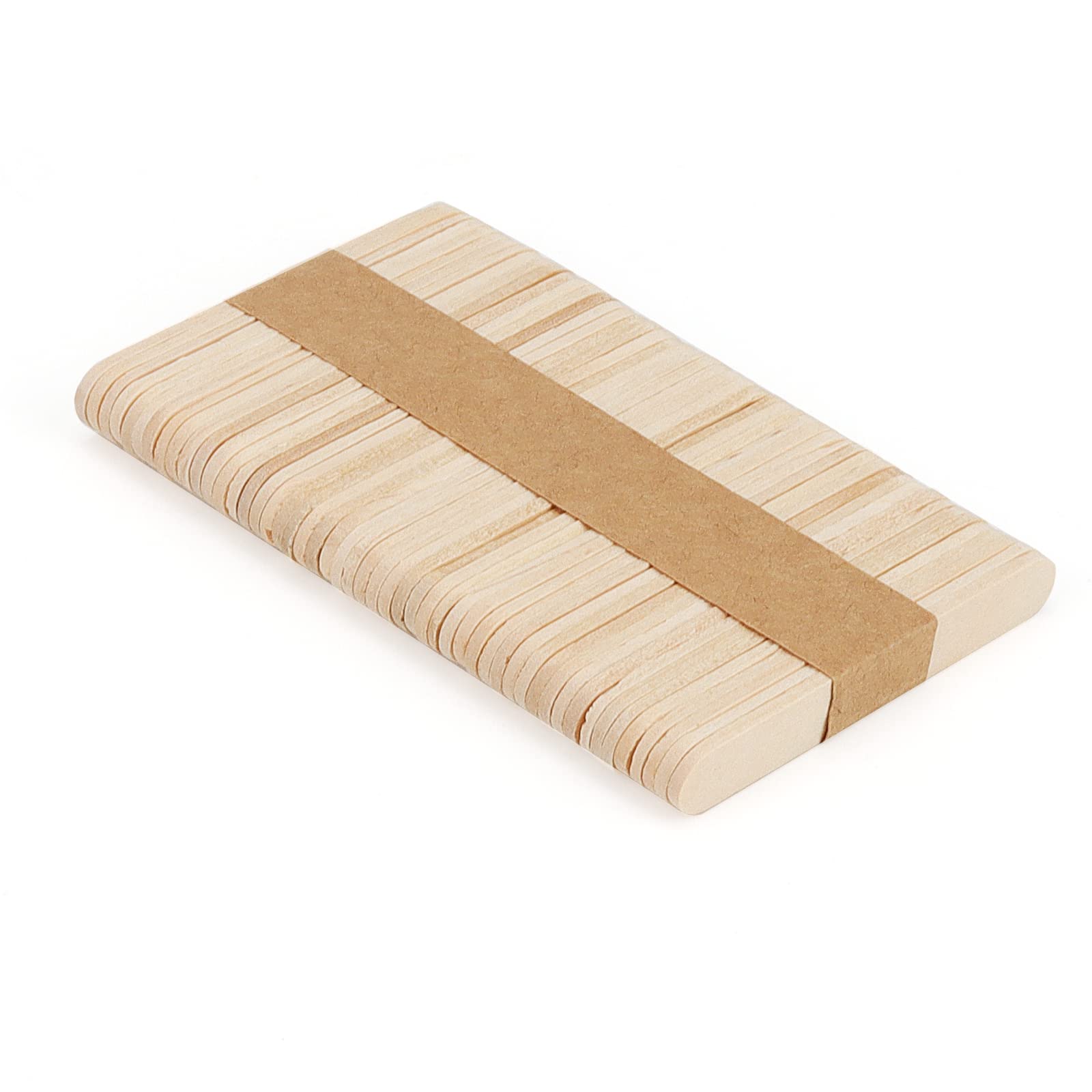 KEILEOHO 1000 bastoncini per lecca lecca in legno, bastoncini per ghiaccioli in legno, bastoncini per gelato, per artigianato, arte, fai da te, decorazione