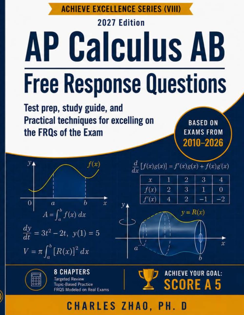 AP Calculus AB Free Response Questions: Test Prep, Study Guide, and Practical Techniques for Excelling on the FRQs of the Exam