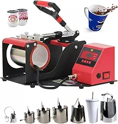 110V Prensa Térmica Multifuncional 6 Em 1 Para Copos 110V Prensa Térmica Para Copos De 11Oz Com Sublimação