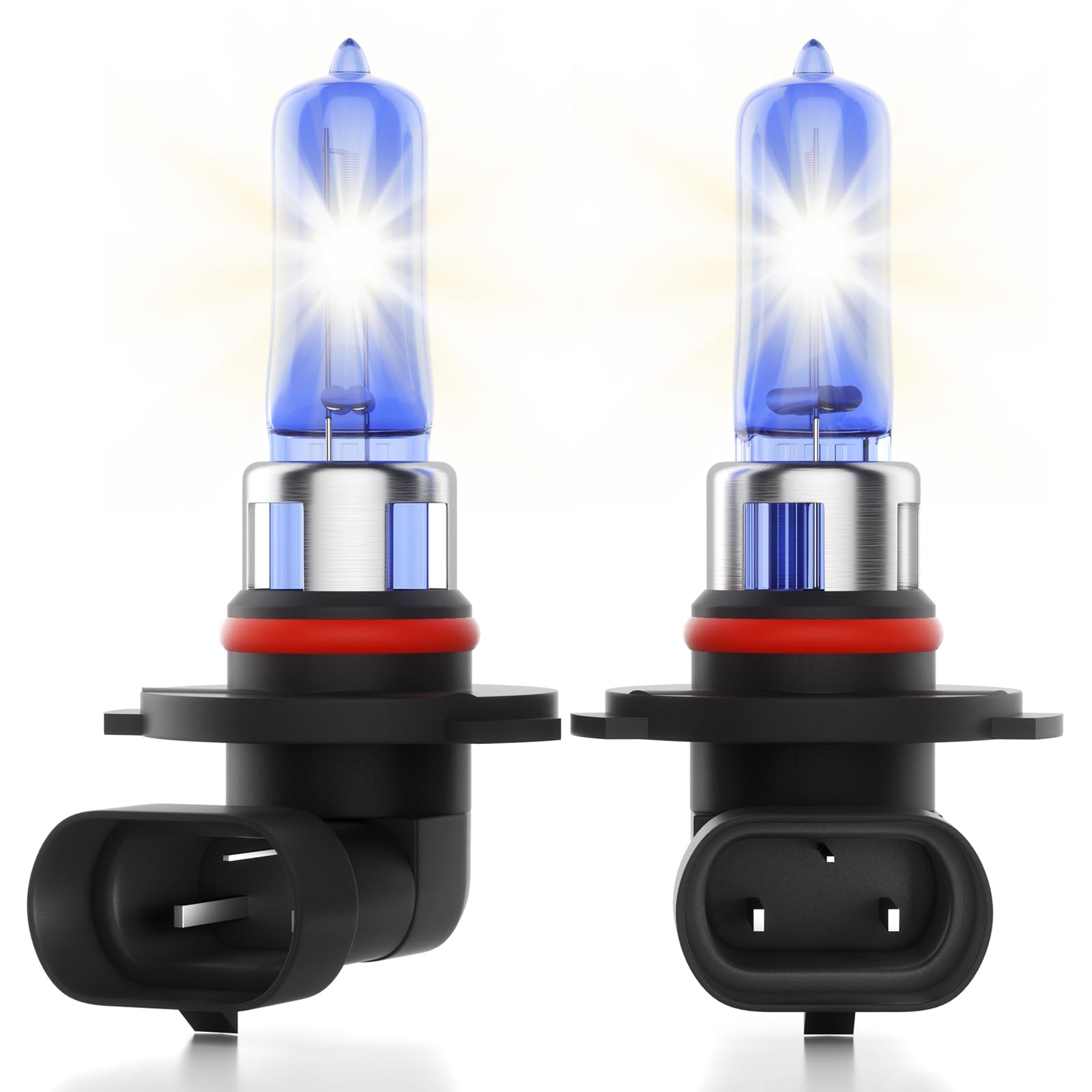 LUMYNARE H7 Halogen Headlight Bulbs, 5500K Bright White, 1800LM, 55W 12V Standard High Beam or Low Beam or Fog Light Bulbs, High Brightness Headlight Bulb for Car, Plug and Play, No Glare, 2 Pack — view 16