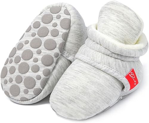 SOFMUO Pantuflas unisex para bebés y niños ligeras antideslizantes para interiores zapatos de casa botines para niños pequeños