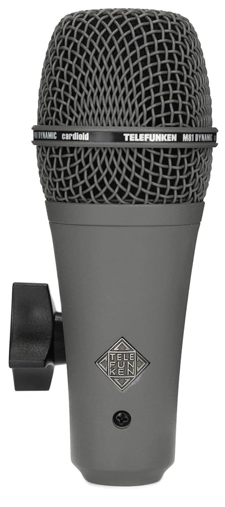 TELEFUNKEN M81 ダイナミックマイク TELEFUNKEN M81 ダイナミックマイク(音声信号のコアとなる帯域を