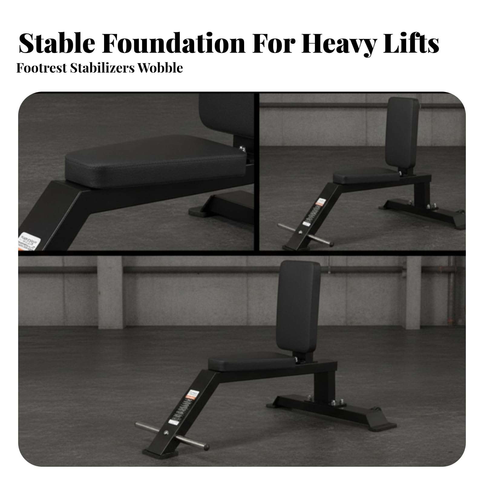 Silla Entrenamiento Estable Banca | Base Rectangular Reforzada, Silla Press Hombros Hombros, Banco Vertical con Ruedas, Gimnasio, portistas, Entrenadores