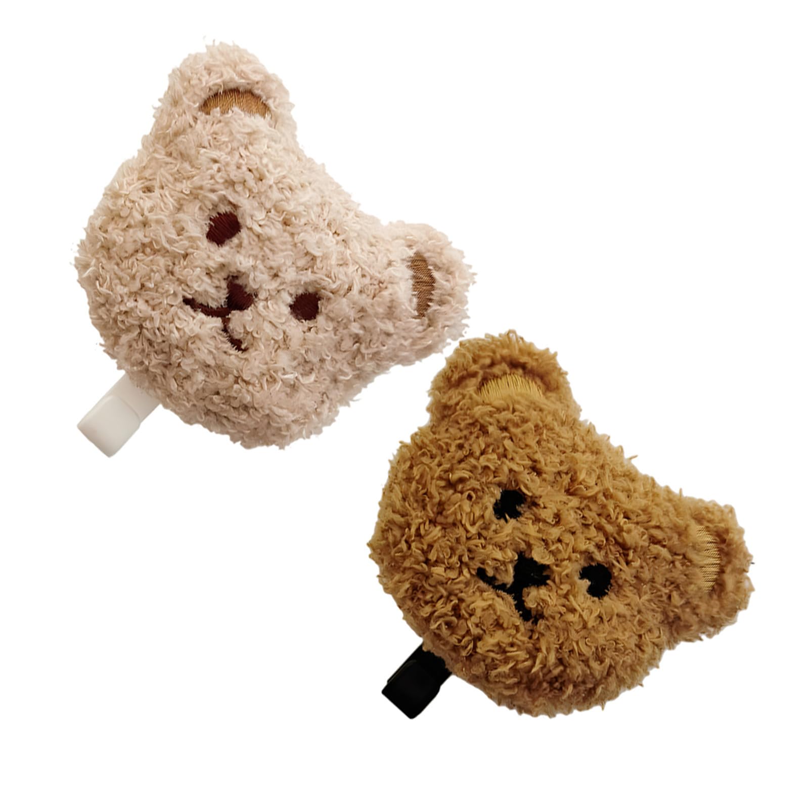 ERINGOGO Ganci Adesivi per Chiavi 2 Pezzi Orso Peluche, Ganci da Parete Leggeri in Pp per Cucina e Bagno, Decorazione Adorabile per Camera e Ingresso
