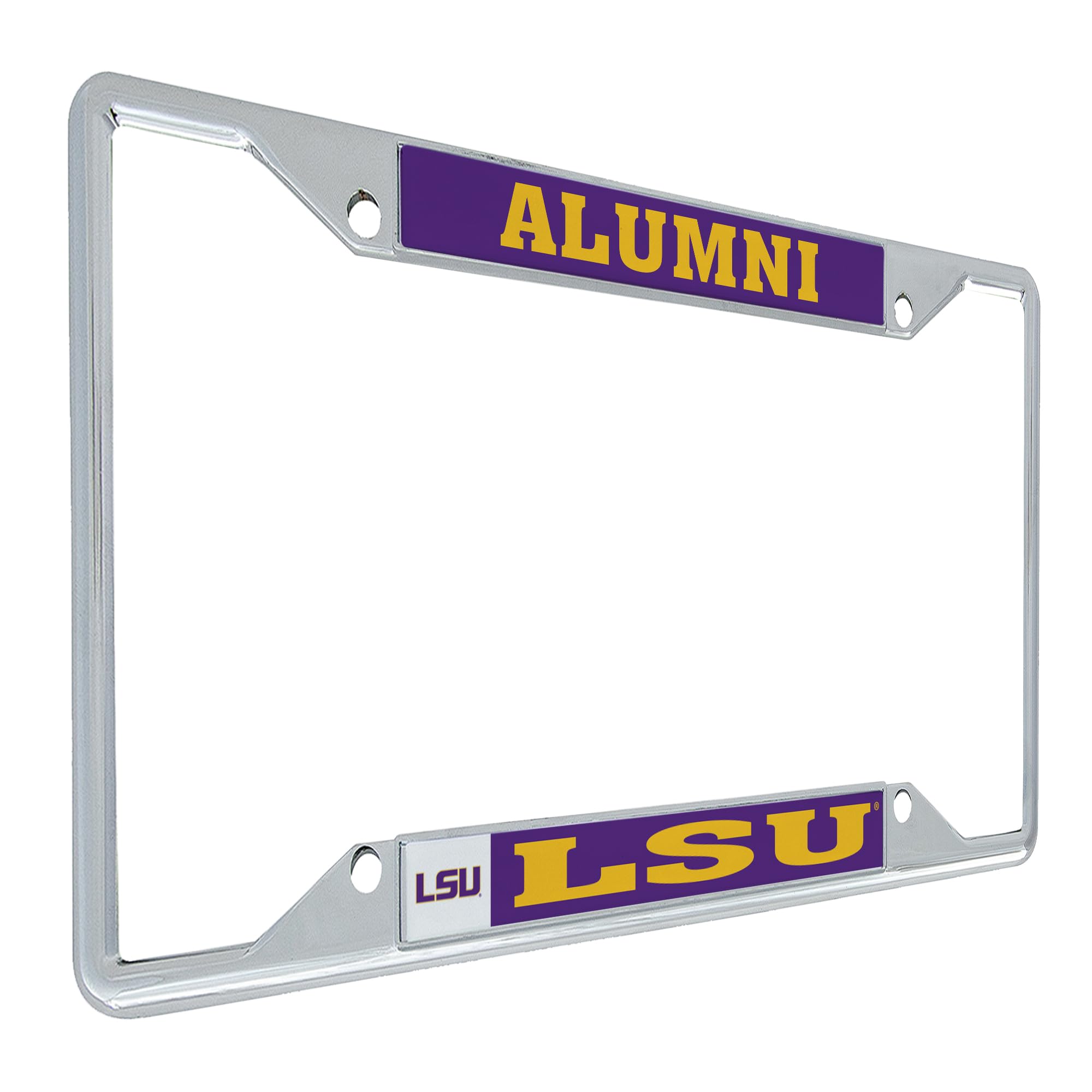 Desert Cactus Louisiana State University Car Accessories Tigers Metal License Plate Frame and Tag Holder for Front or Rear of Car (Alumni)