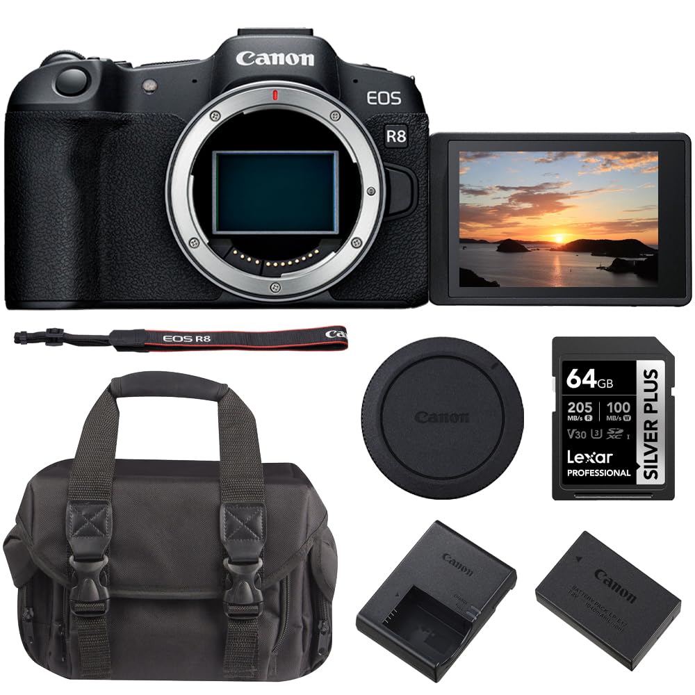 Amazon | Canon EOS R8 ミラーレスカメラボディ 64GBメモリーカード+