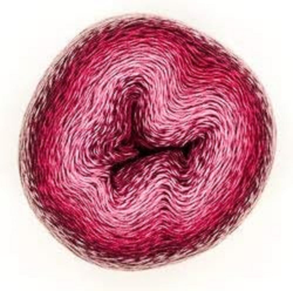 Scheepjes Woolly Whirl 1000m - 474 Bubble Lickcious, Pink Knitting and Crochet Yarn, 1000 m