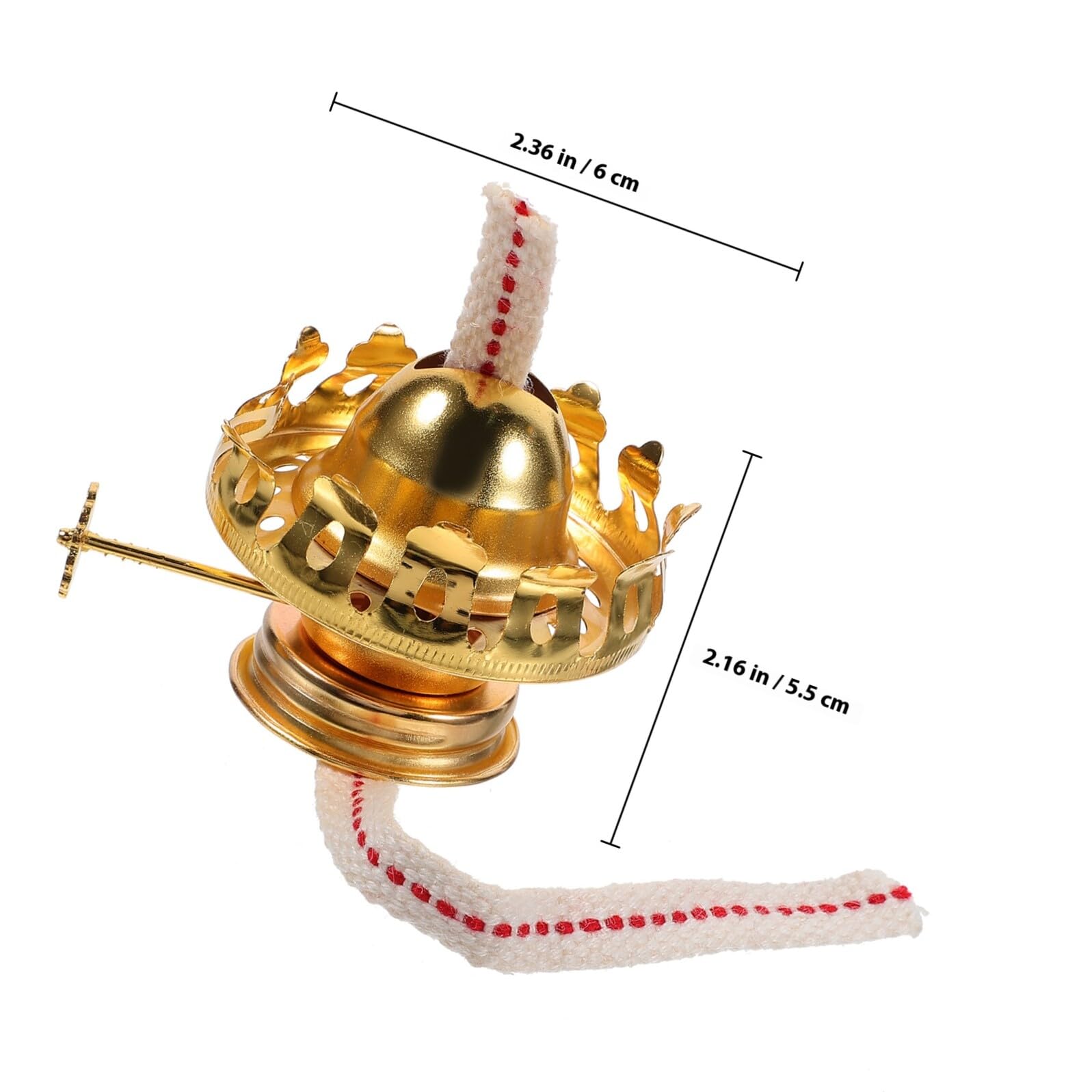 Générique Régulateur de Lampe à Pétrole Vintage Métal Accessoire Professionnel pour Lampe à Huile Intérieur Base Compatible pour Pétrole