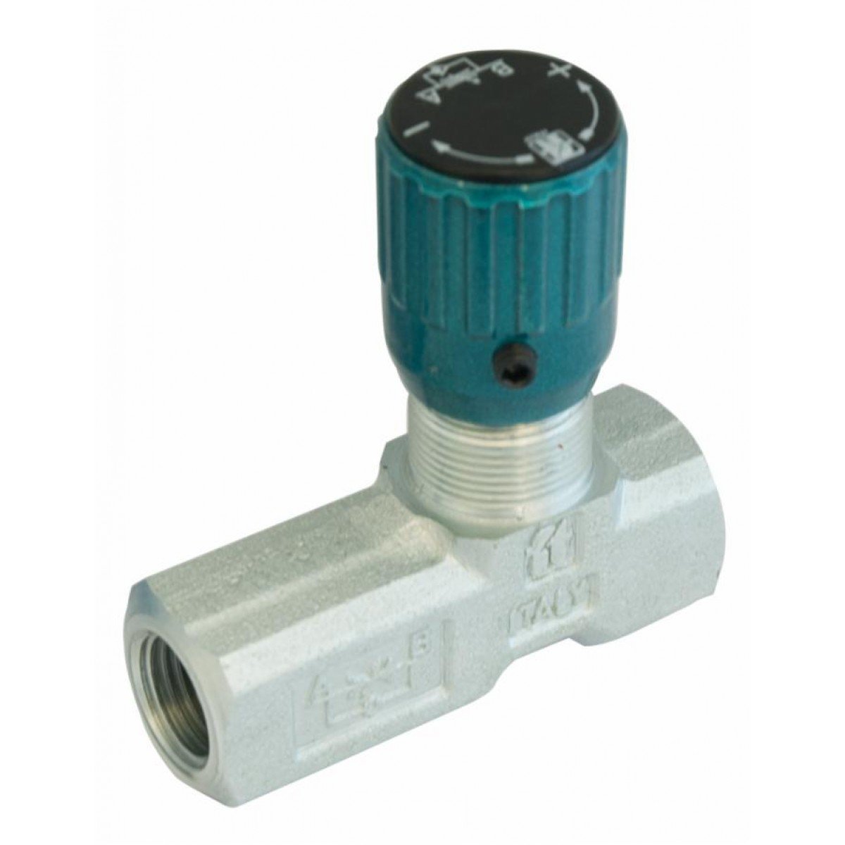Valvola unidirezionale 1/​2" regolatore di flusso di Ama
