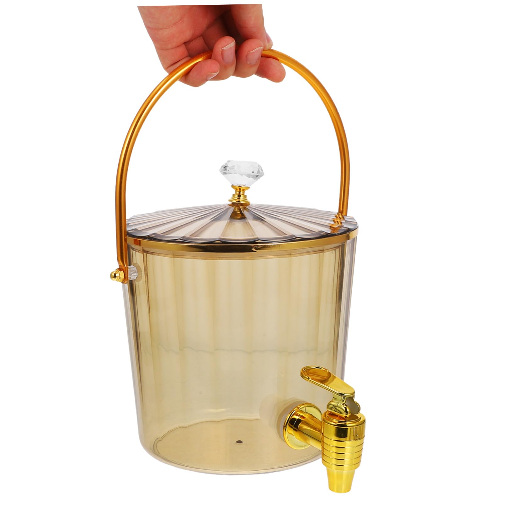 Getränkespender 2200ml Kunststoff mit Hahn und Deckel für Restaurant