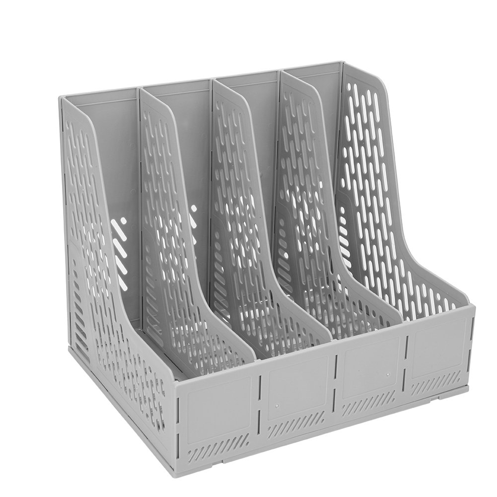 Portariviste Da Scrivania Chstarina 4 Scomparti - Organizer Per Documenti E Libri - Foto 10