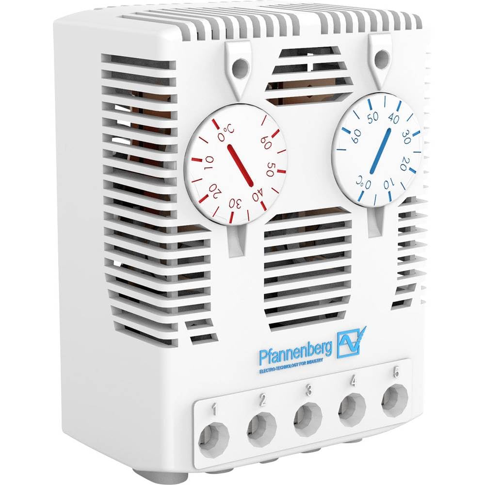 Pfannenberg Termostato de Armario FLZ 541 Ö/S 0..60 °C 240 V/AC 1 abridor, 1 Cierre (Largo x Ancho x Alto) 38 x 59