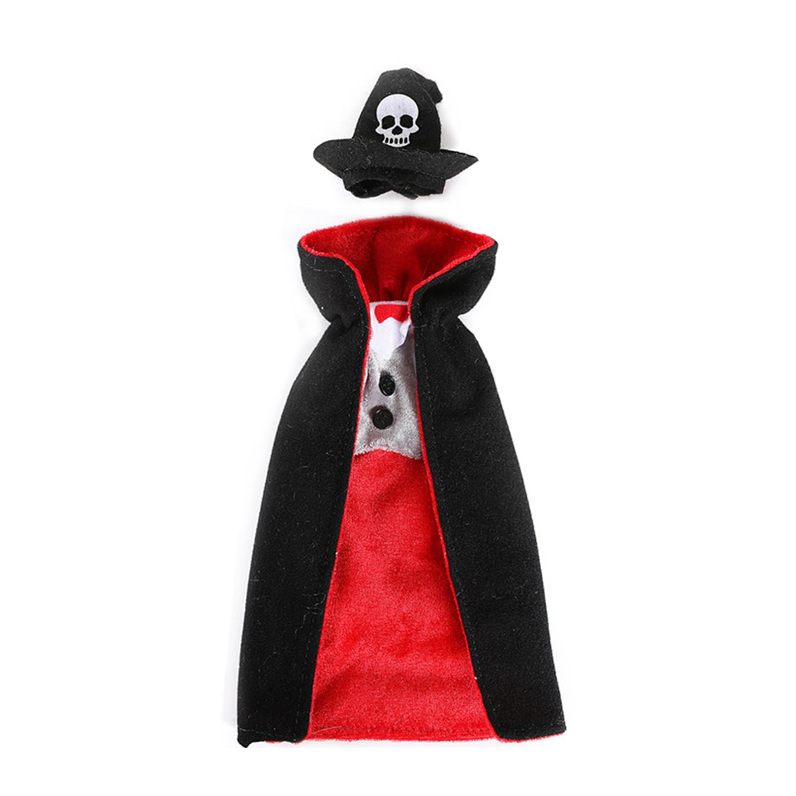 GuoQiao Halloween Wine Bottle Cover, Spooky Witch Wine Bottle Decorations Wine Bottle Covers for Home Party Decor Flannel