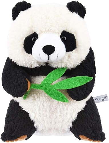 Juguete parlante, panda de peluche lindos efectos de sonido con repeticiones de tu voz, mejor amigo para regalo de niños