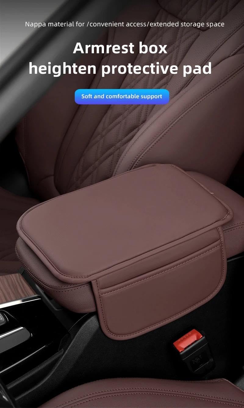 Copribracciolo Auto Per 107 408 4008 308 3008 5008 508 2008 | Comoda Copertura Del Bracciolo In Pelle. Installazione Rapida CPXCTZFZUB