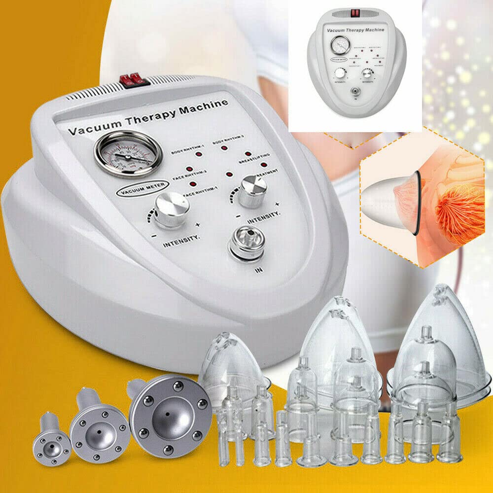 Appareil de massage sous vide avec puissance d'aspiration réglable, multi-fonctions, anti-pression, amincissant, agrandissement du sein, pompe de poitrine, ventouse pour ventouses et beauté
