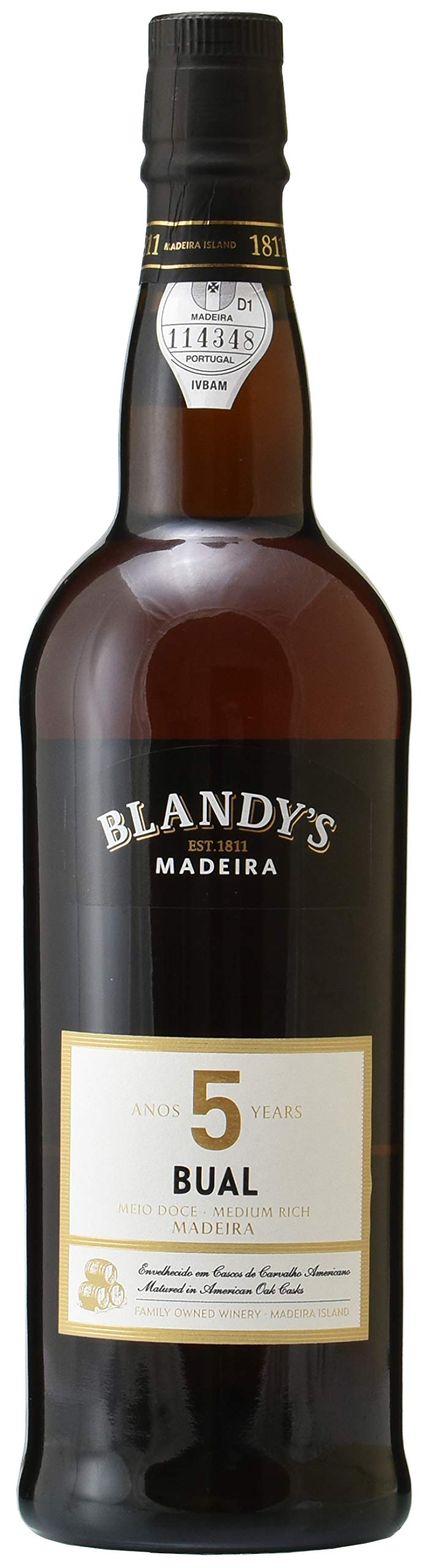 Madeira Blandys, 5 Year Old Bual medium sweet (Madeira aus Portugal, )