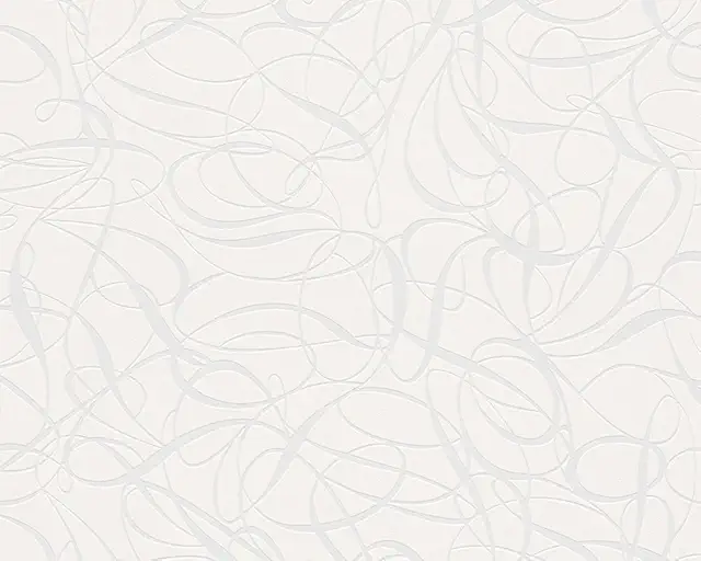 Wit behang met patroon: A.S. Création Non-woven Simply White Graphic