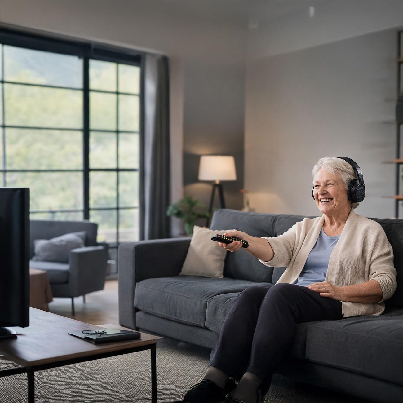 auvisio Casque stéréo sans Fil avec processeur de Signal numérique OK-320