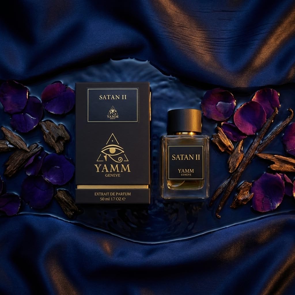 Satan II | Extrait de Parfum 50 ml – Unisex Duft – Oud Satin Mood – Rose, Oud & Vanille – Lang anhaltend