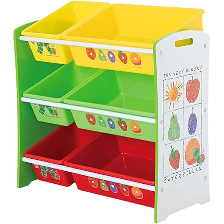 Amazon 日本育児 はらぺこあおむし おかたづけ大好き 収納ラック おもちゃ 絵本ラック ベビー マタニティ 通販