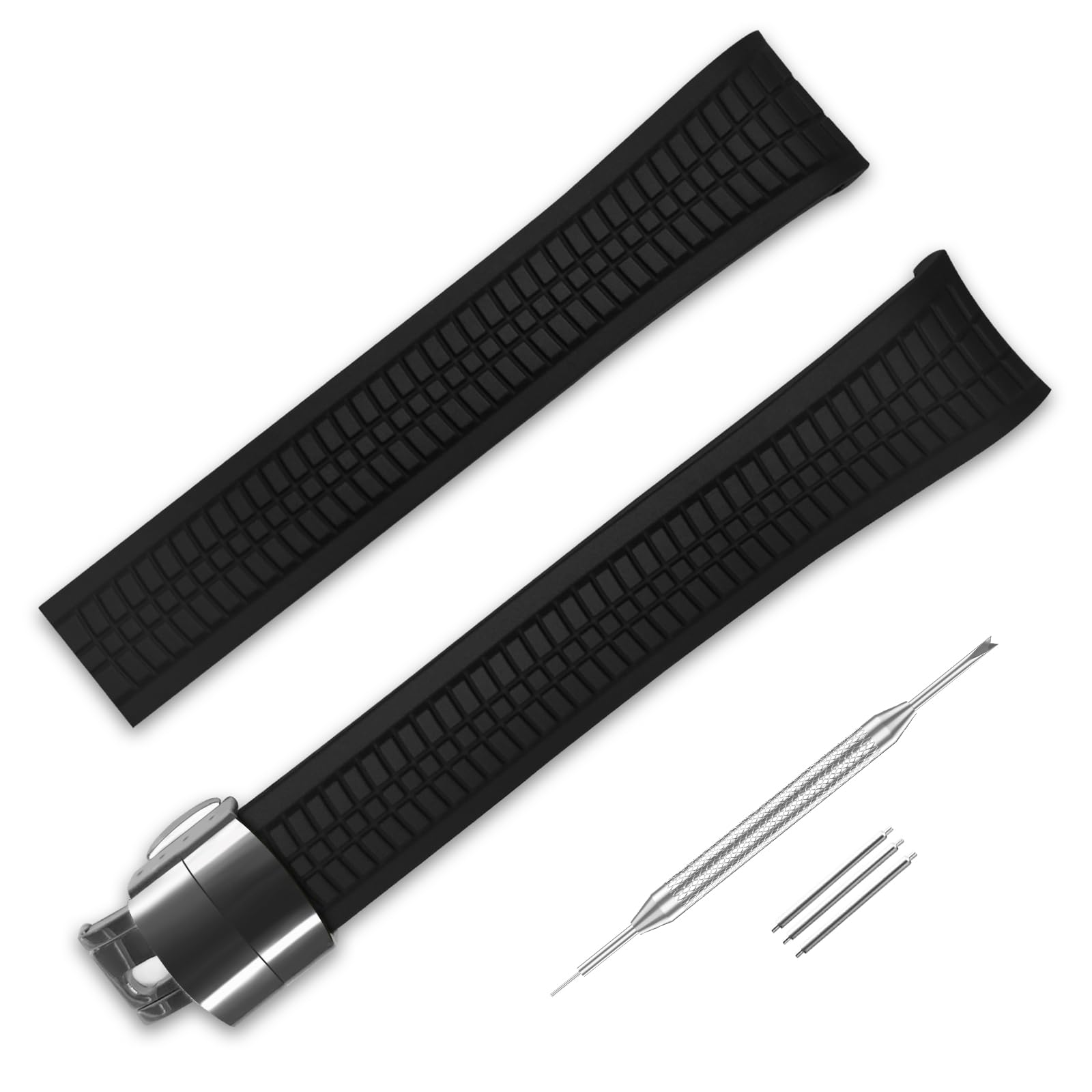 21mm Cinturino in Gomma per Orologi per Patek Philippe Aquanaut 5167A 5164A Cinturini per Orologio in Silicone Ricambio Accessori