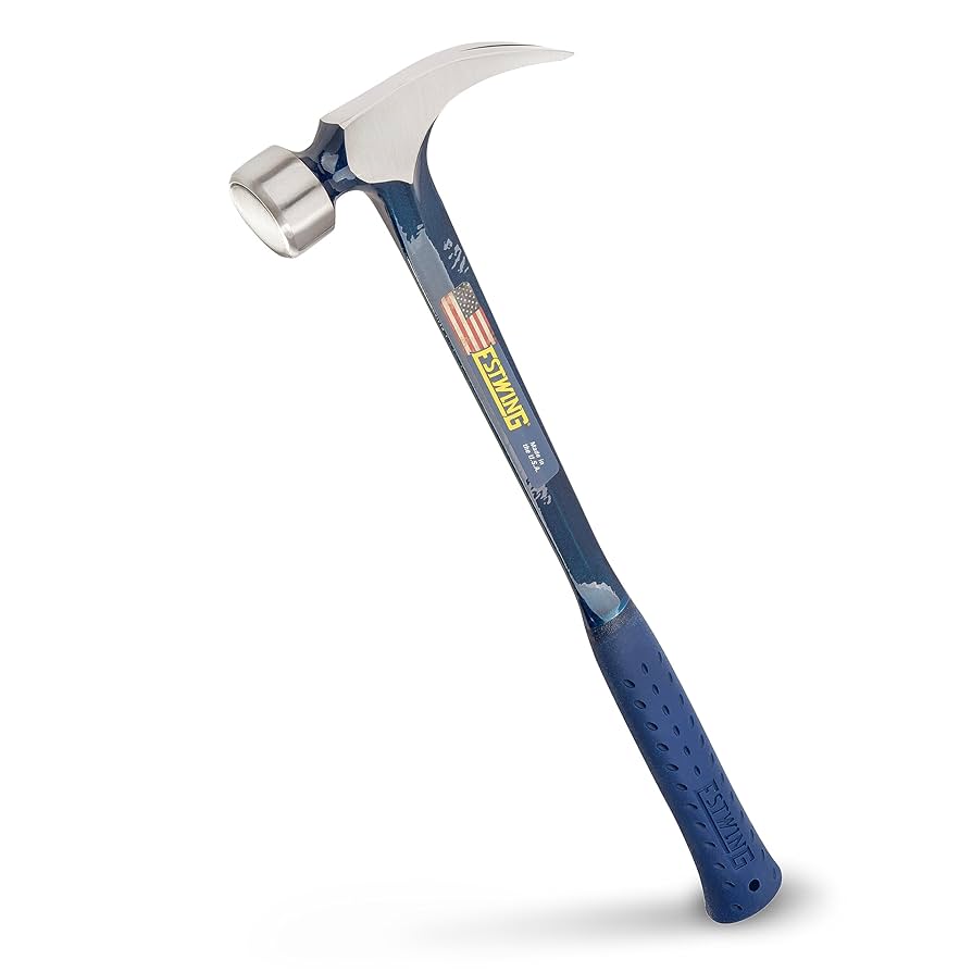 Amazon.com: ESTWING BIG BLUE Framing Hammer - 25 oz Straight