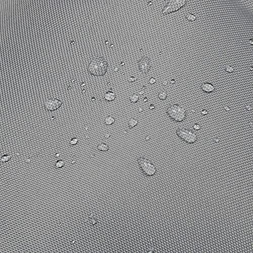 Coussin de banc d'extérieur résistant à l'eau 220 cm noir doux - 6