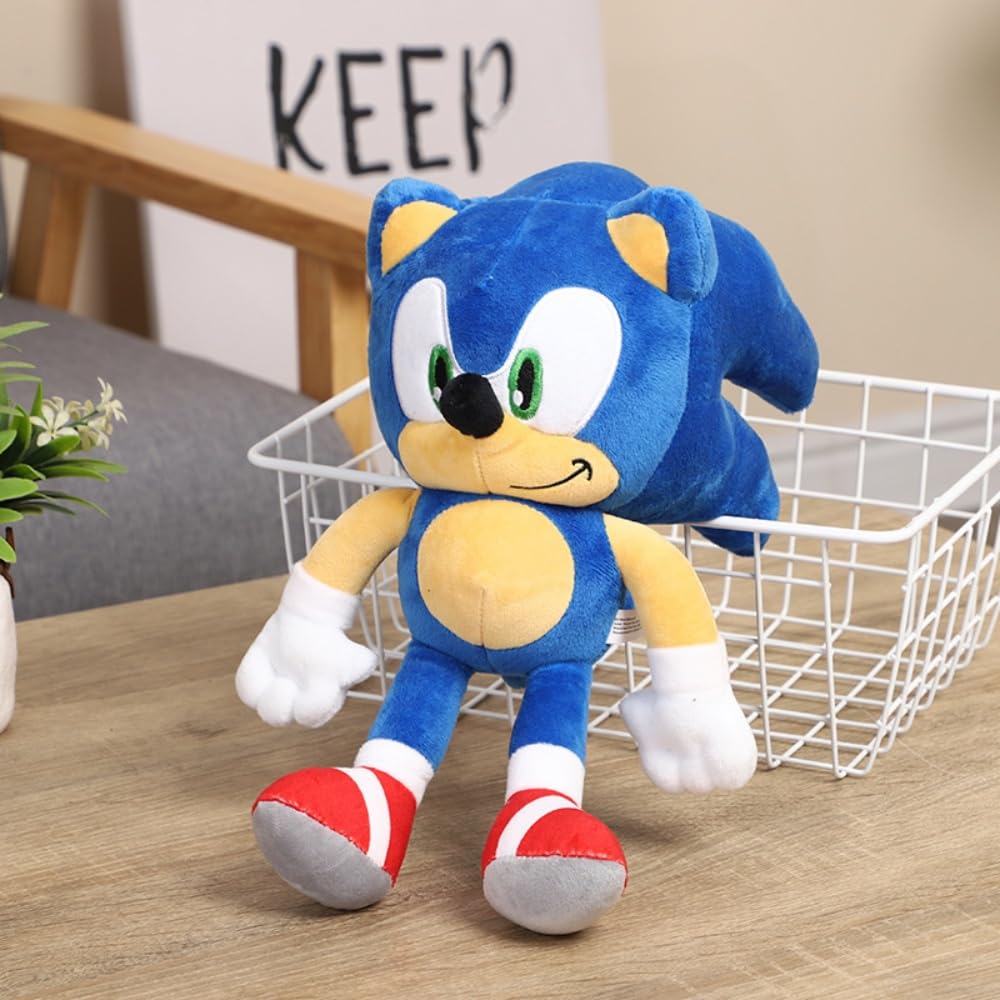 TONGMAN 30CM The Hedgehog Plushies, Cute Stuffed Animal Toys, The Movie Plush Figure Collection - Image 3