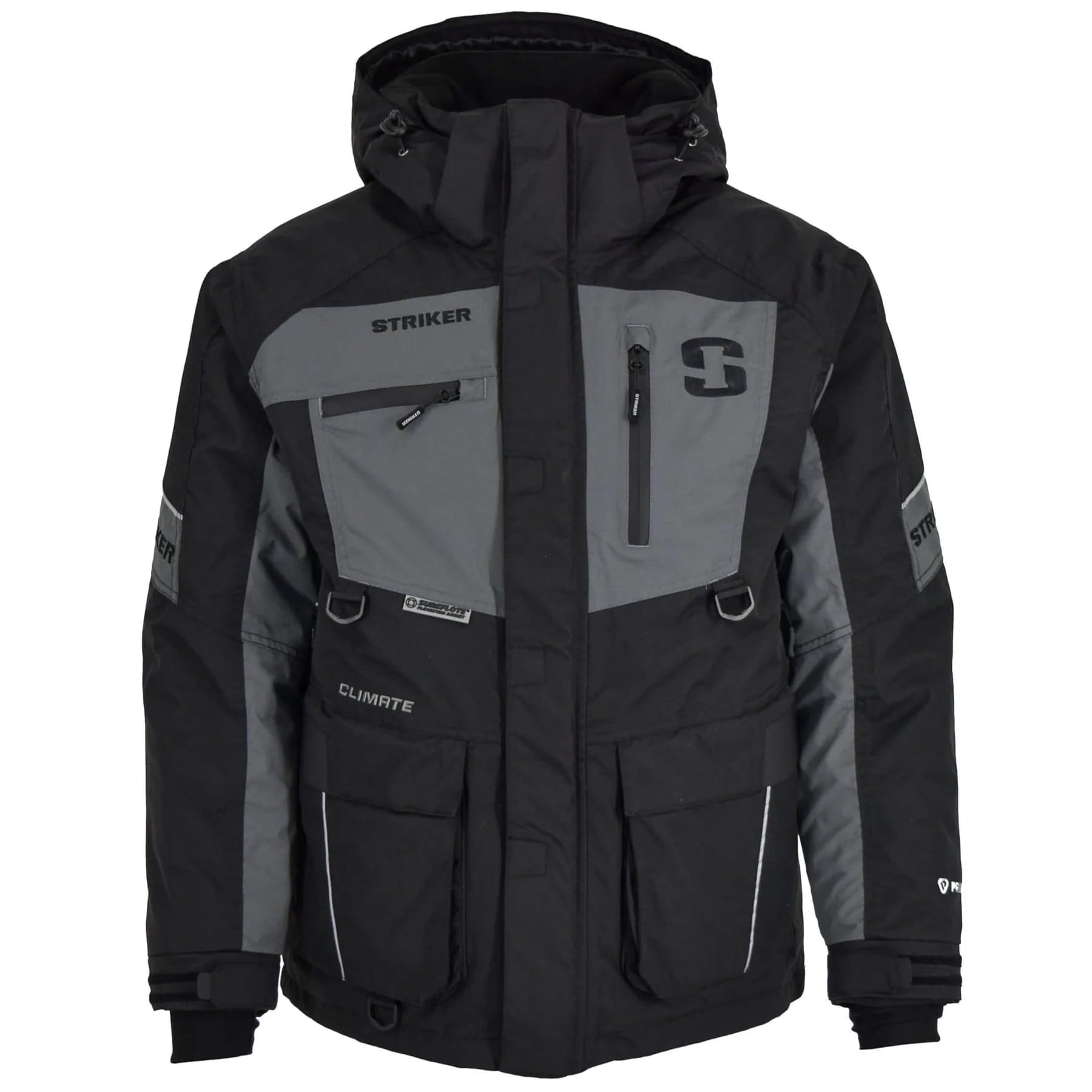 Striker Men’s Climate 3-in-1 Insulated, Waterproof Ice Fishing Jacket with Sureflote Flotation Technology