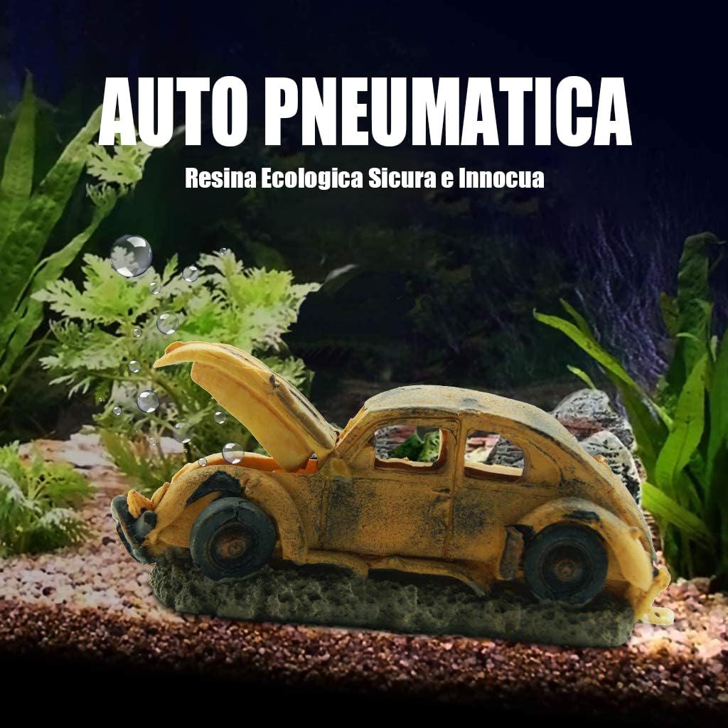 boxtech Ornamenti per Acquario Accessori per la Decorazione dell'acquario in Resina Artificiale