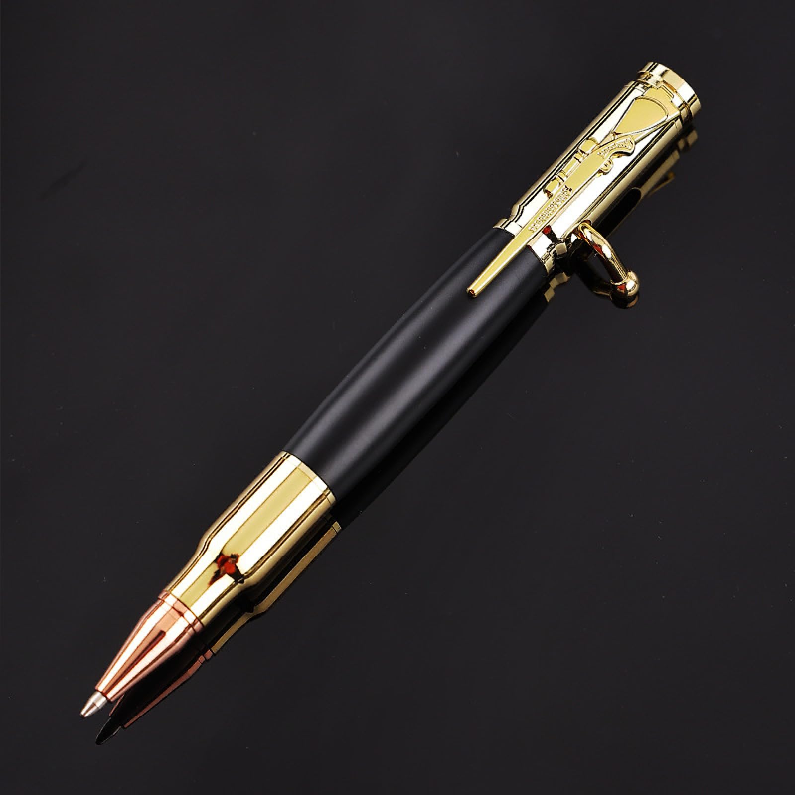 Borges Luxury Bolt Action Ballpoint Pen, Durable Professional Ballpoint Pen, Suitable for Travel, School, and Work, Creative Birthday Gift Idea -